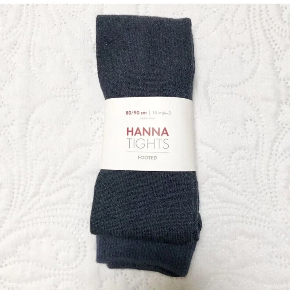 NWT Hanna Andersson Glitter Tights Size 80/90